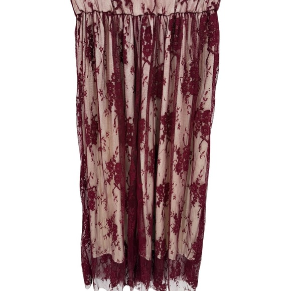 NWT Anna Kaci‎ Sleeveless Floral Lace Midi Dress Size Medium Whimsigoth Witchy - Picture 10 of 11